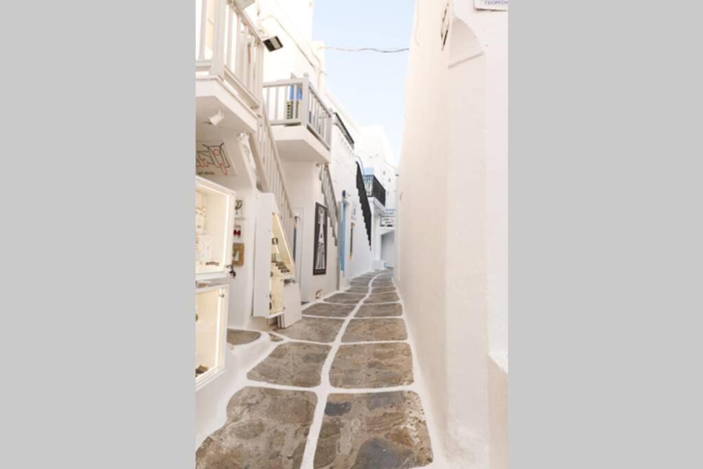 Traditional Myconian Studio In The Heart Of Chora Mykonos Town Exterior foto